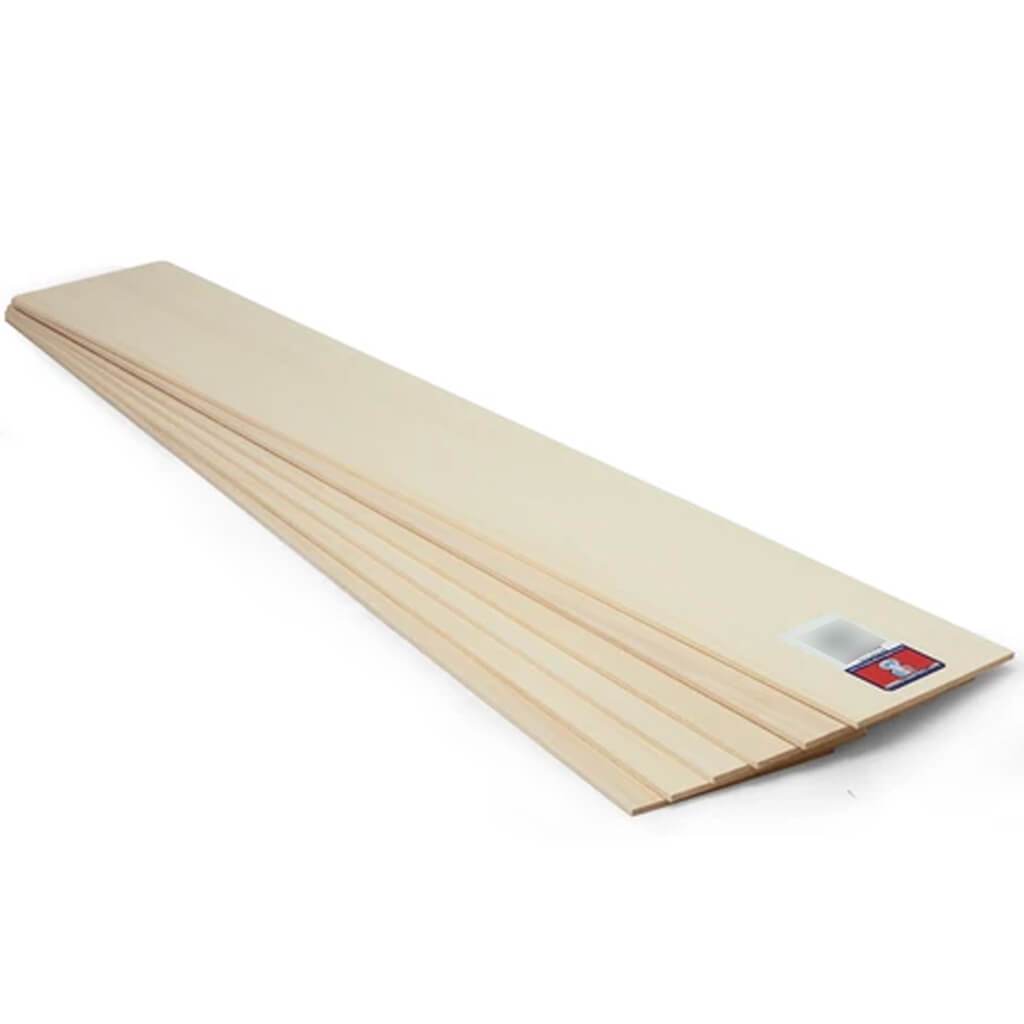 Basswood Sheets 1/8 x 8 x 24