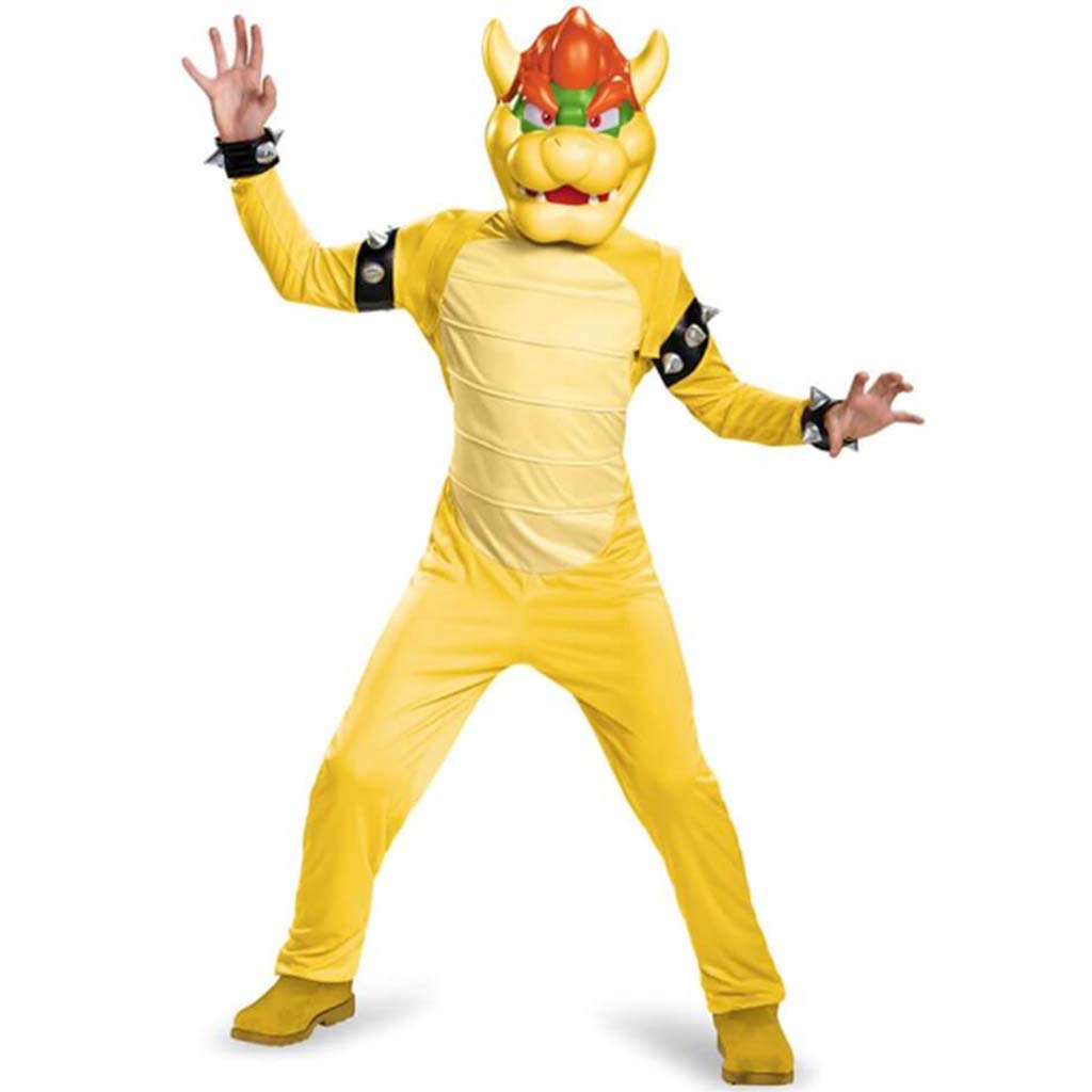 Bowser Super Mario Brothers Deluxe Costume (10-12) Large