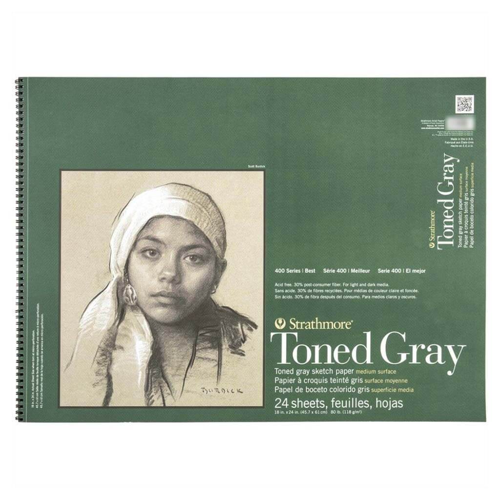 Strathmore Toned Gray Sketch Pad 18in x 24in