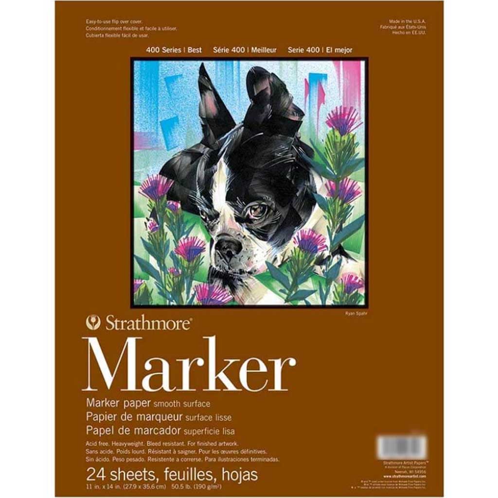 Strathmore 400 Marker Paper Pad 11in X 14in