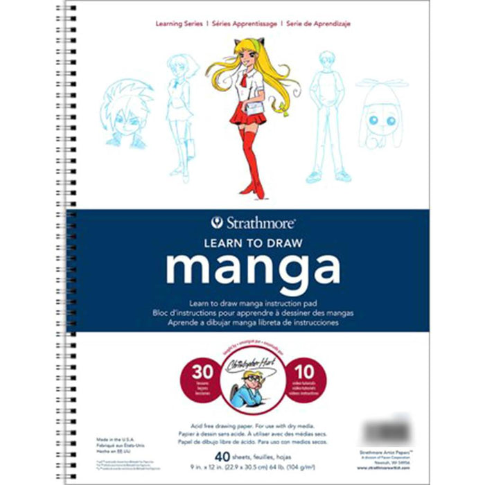 Learn To Draw Wire Pad 9in x 12in Manga