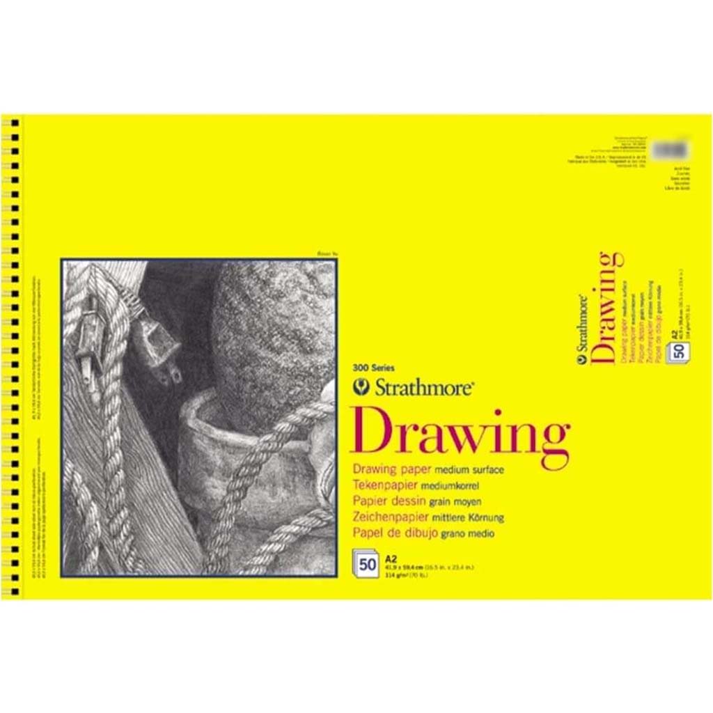 Strathmore 300 Black Canvas Paper Pad 12in x 16in
