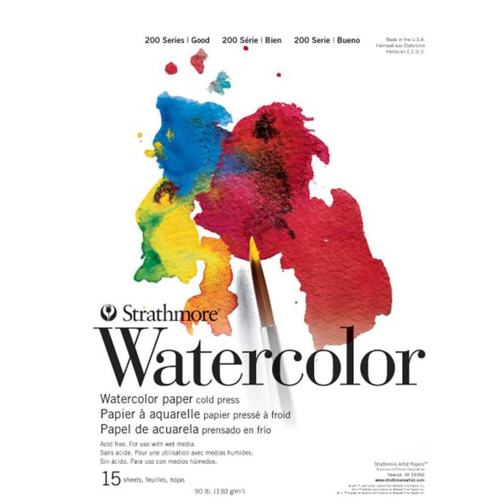 Watercolor Paper Pads 200 Series 11in x 15in 15 Sheets