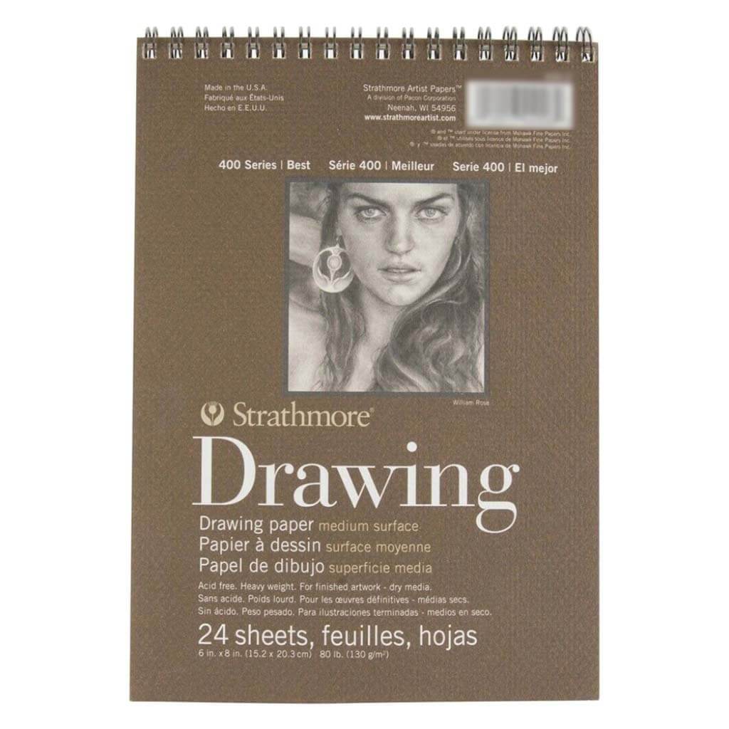 Strathmore Drawing Spiral Paper Pad 6in x 8in