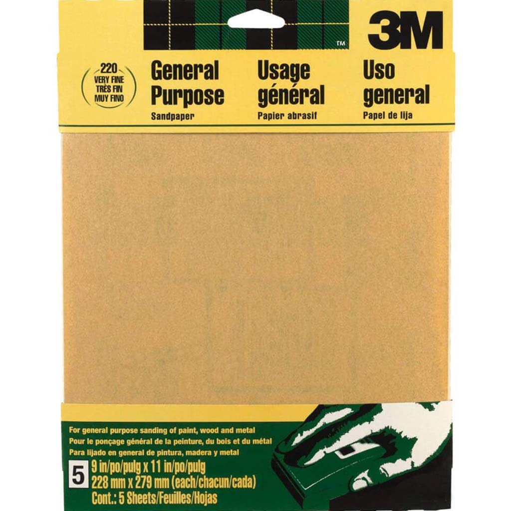 All-Purpose Assorted Sandpaper 9 x 11in