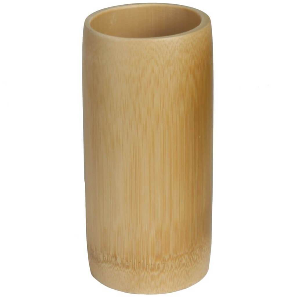 Bamboo Brush Vase Small