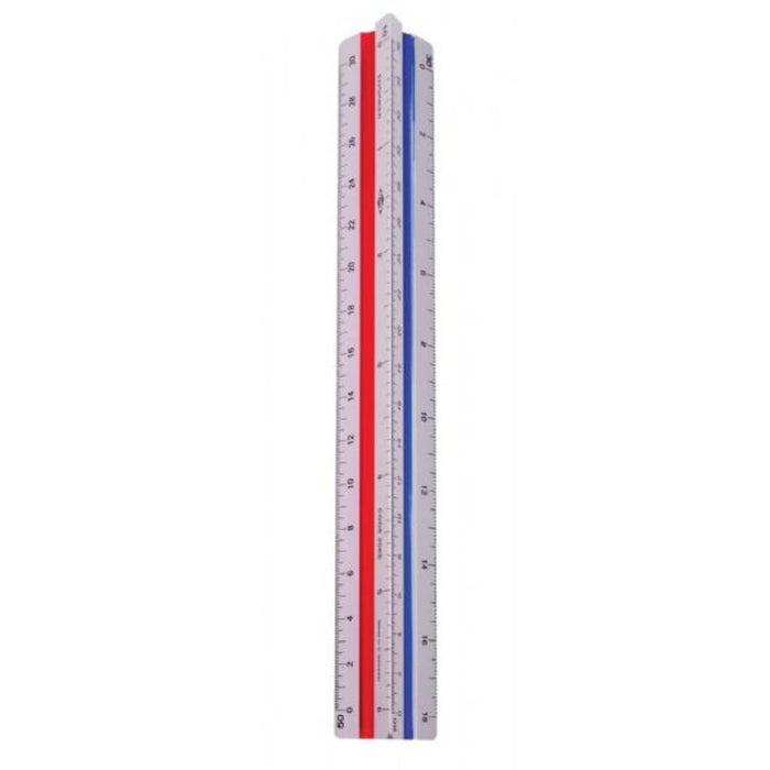 Engineer Aluminum Triangular Scale 6in 