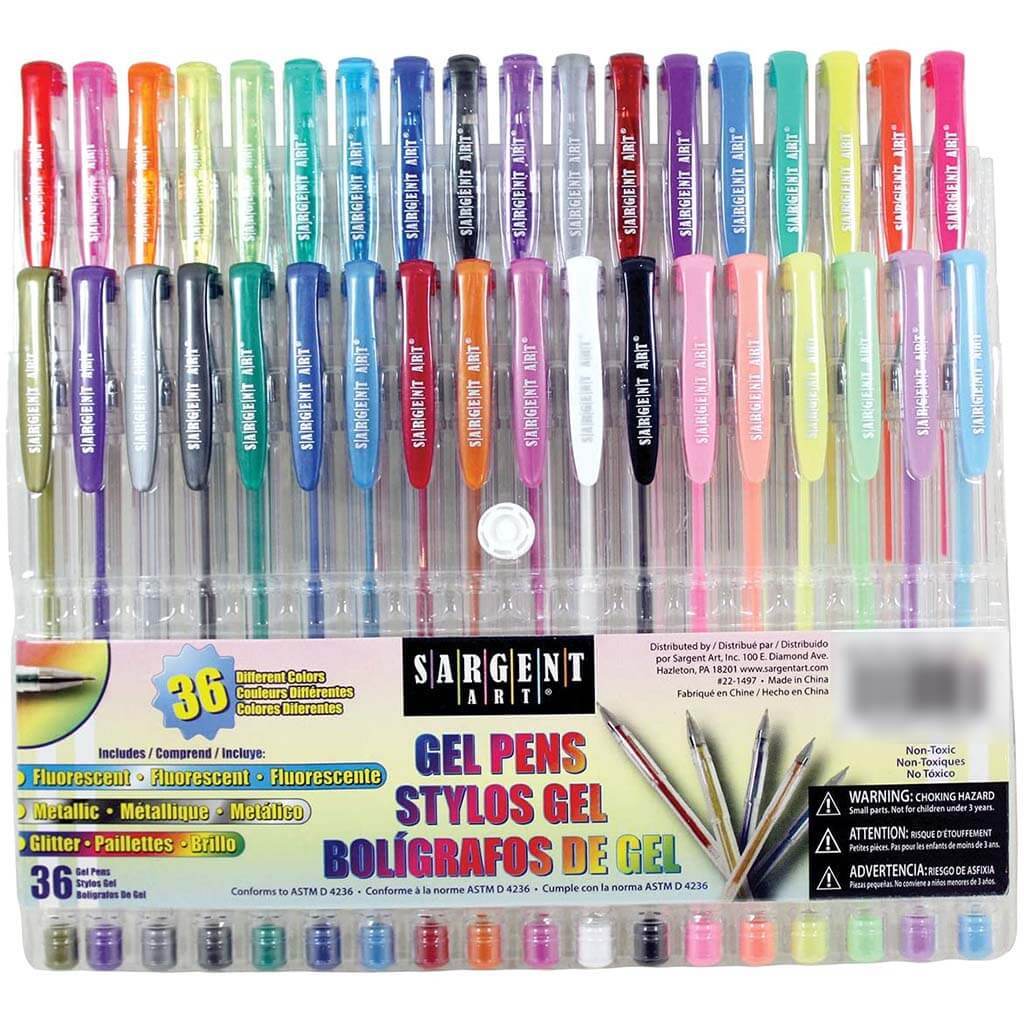 Art Assorted Gel Pens 36ct