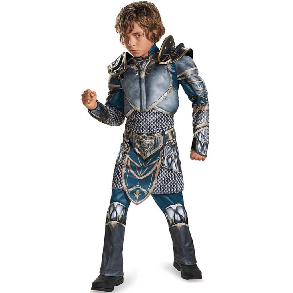 World Of Warcraft Lothar Classic Muscle Costume (10-12) Large