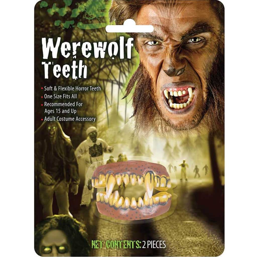 Character Teeth Werewolf Yellow 