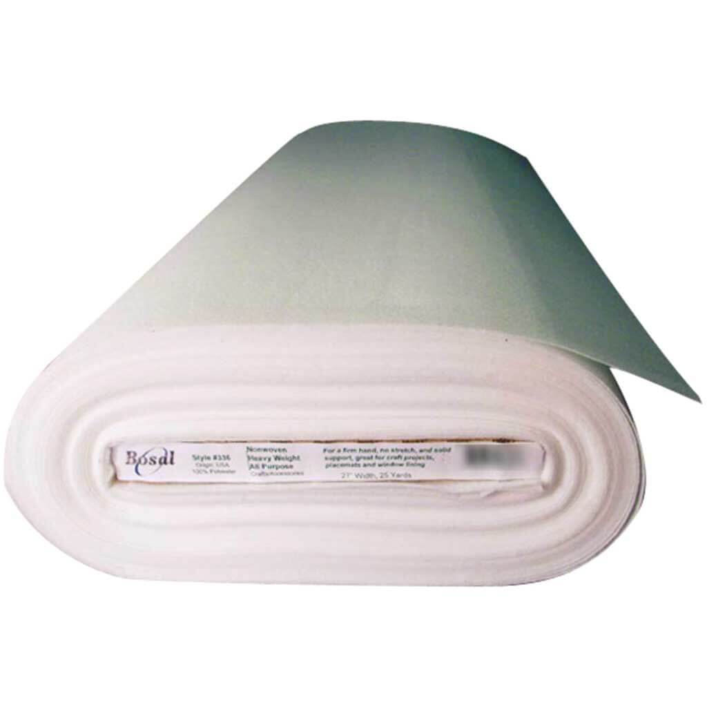 Bosal Craf-Tex Double-Sided Medium Weight Sew-In Interfacing 27in x 25yd White