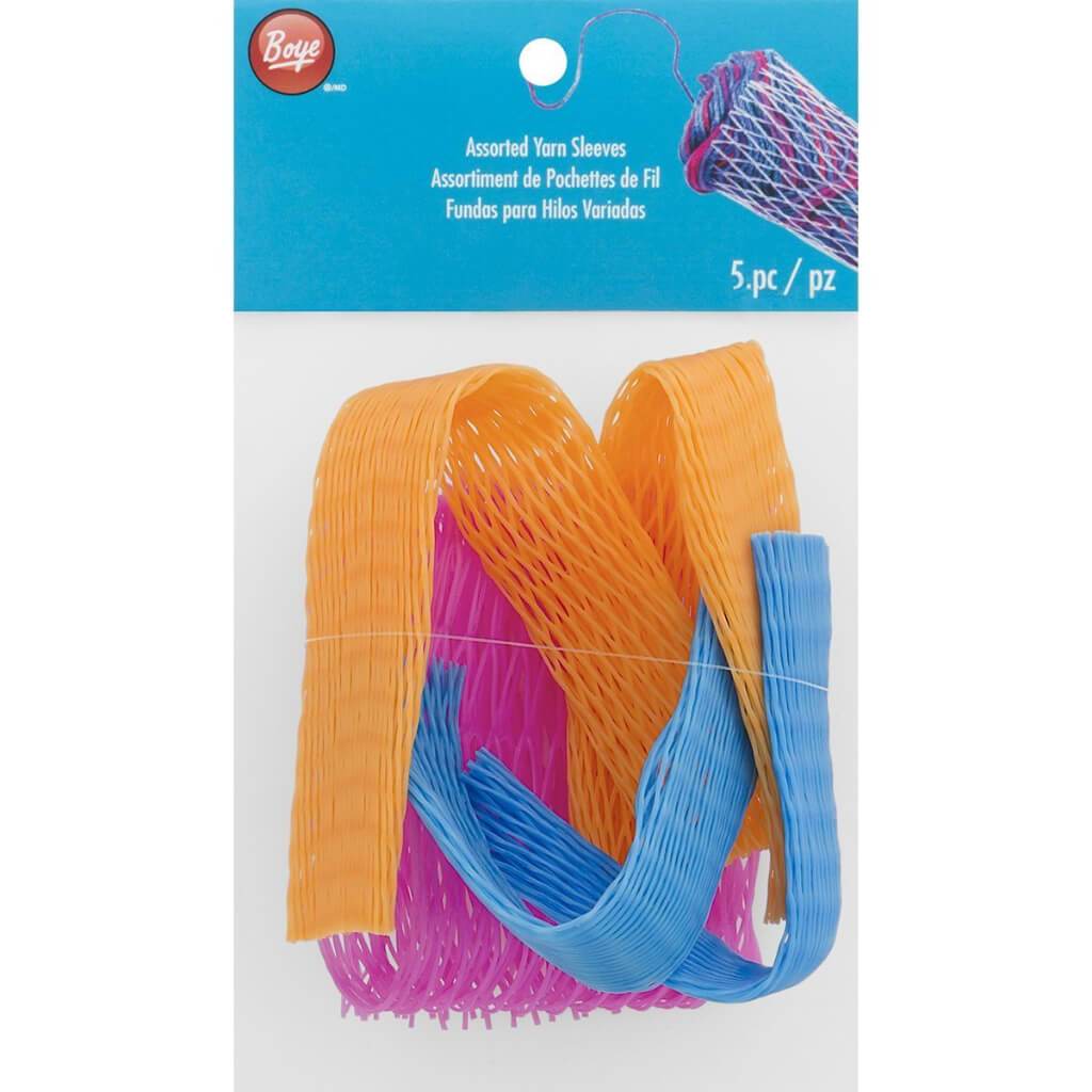 Boye Assorted Yarn Sleeves 5/Pkg