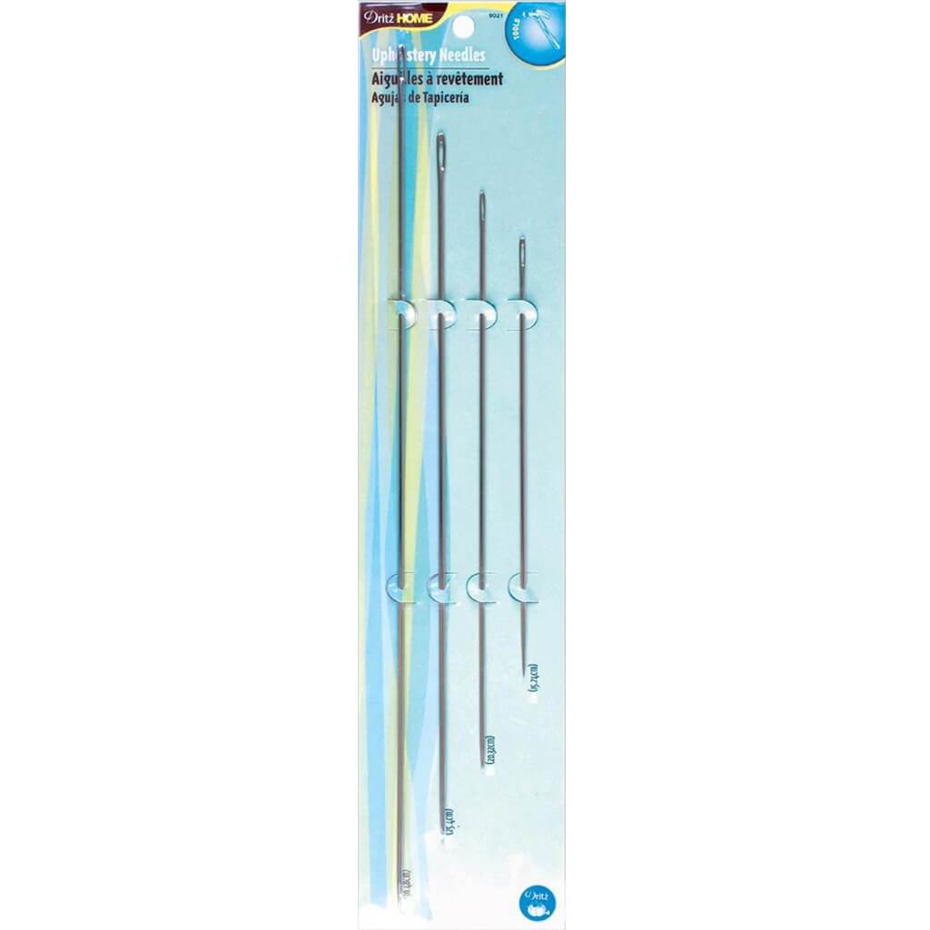 Dritz Home Upholstery Needles 4/Pkg Sizes 6in, 8in, 10in and 12in