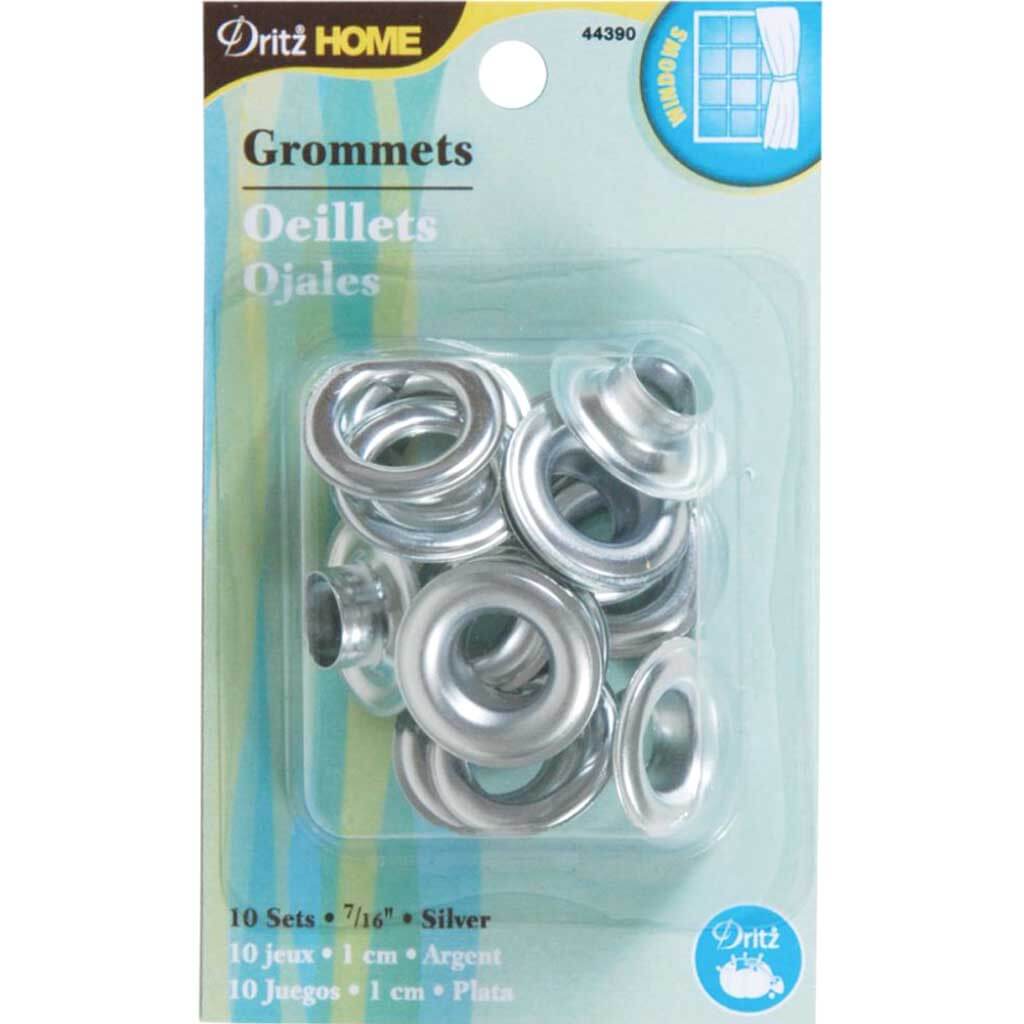 Dritz Home Grommet Kit .4375in 10/Pkg Silver