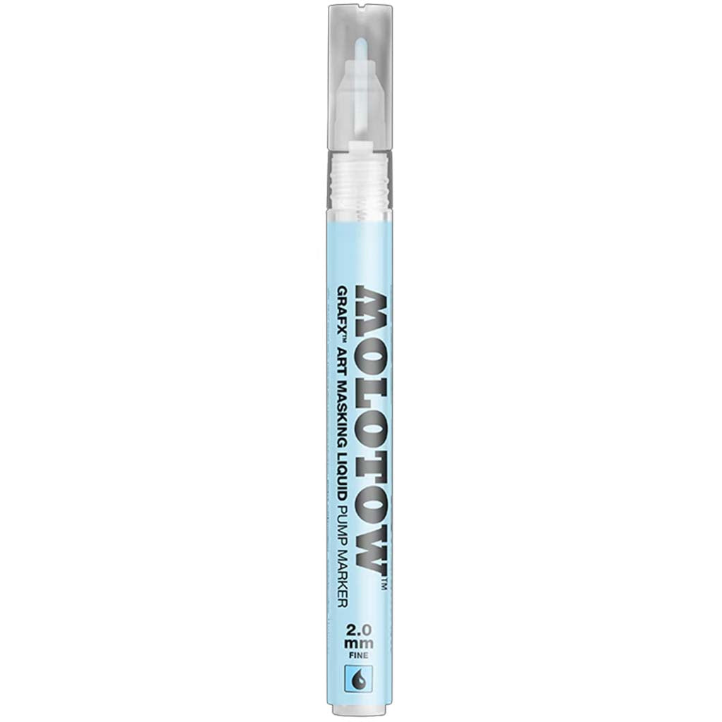 Molotow Masking Fluid Refillable Marker 2mm Round Nib 