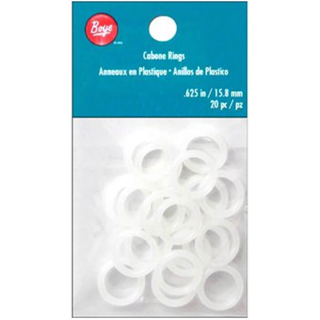 Boye Cabone Rings .625in 20/Pkg