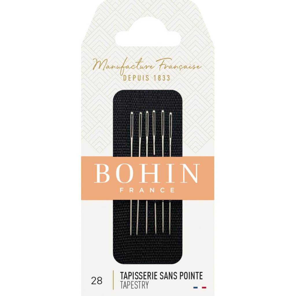 Bohin Tapestry Hand Needles Size 28 6/Pkg