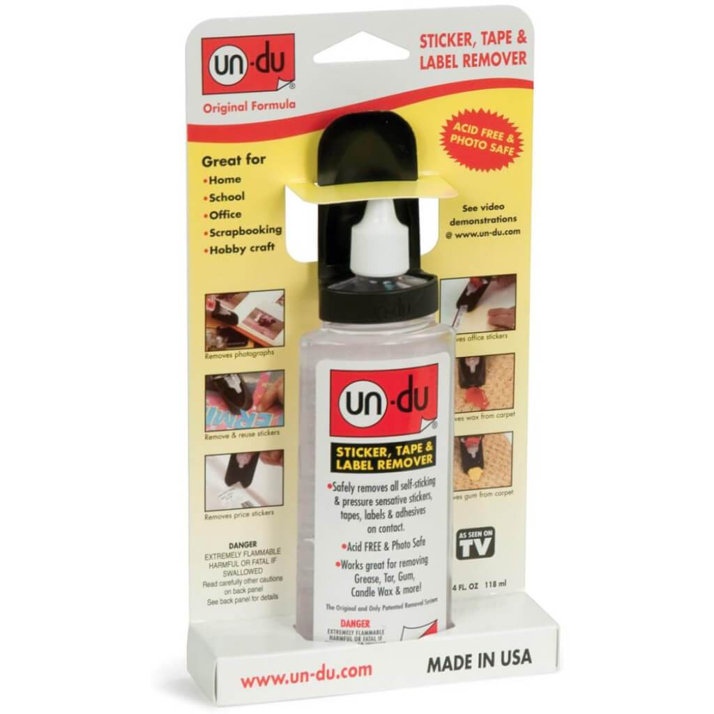 Un-Du Sticker, Tape and Label Remover 4oz