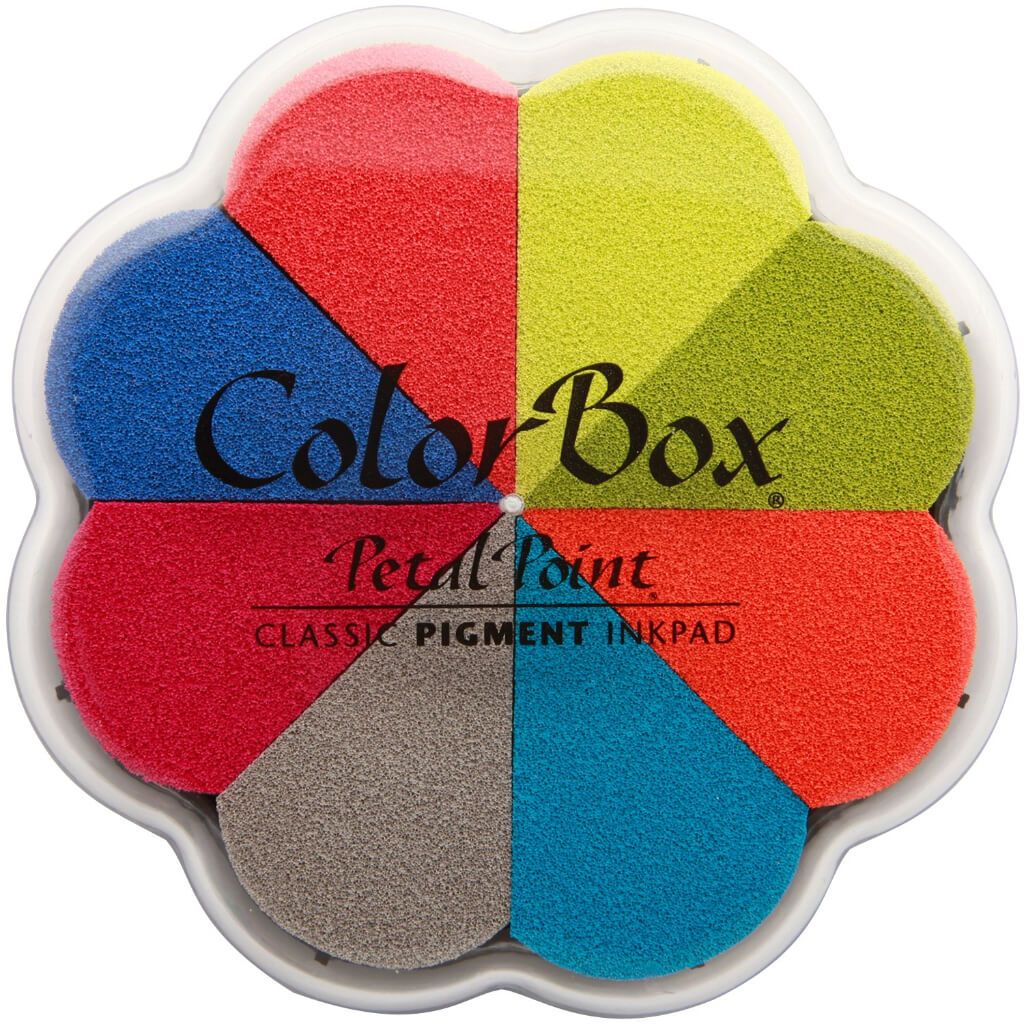 ColorBox Pigment Petal Point Ink Pad 8 Colors Beach Ball