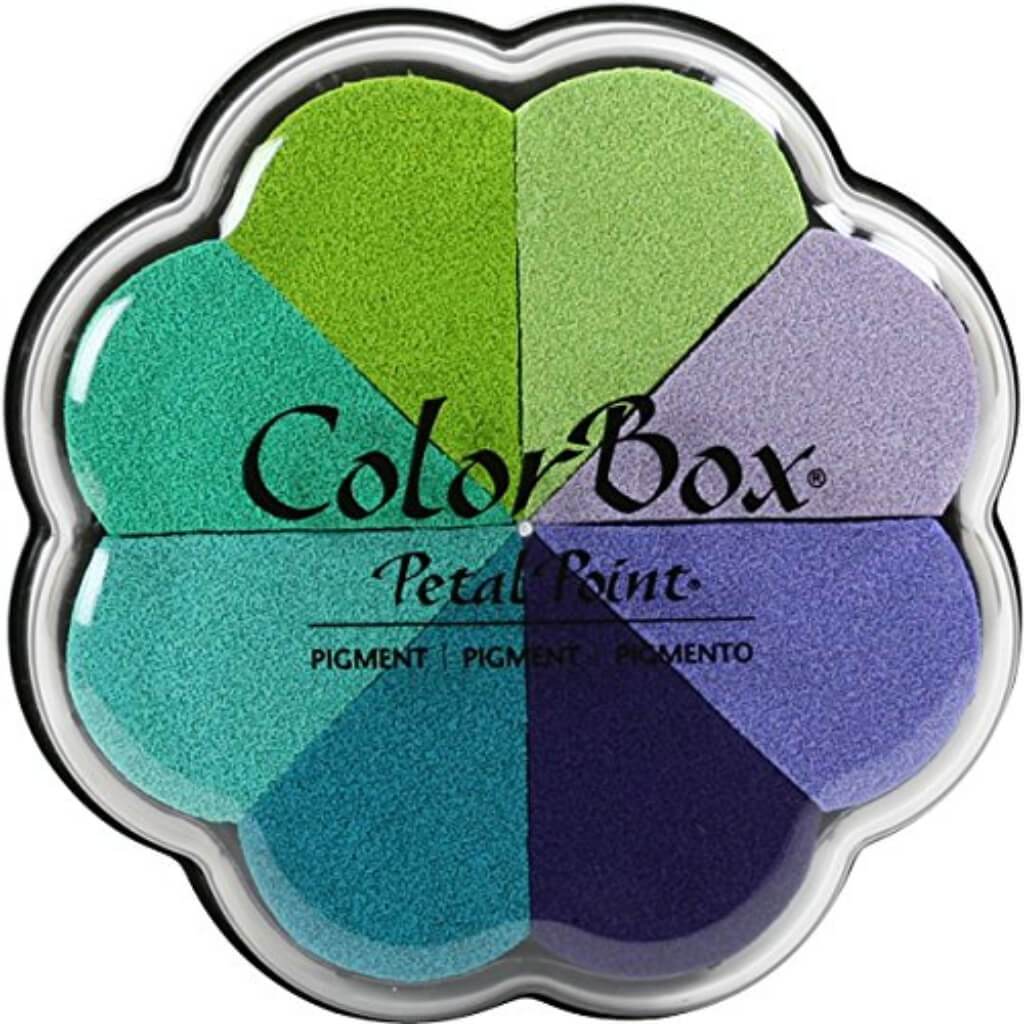 ColorBox Pigment Petal Point Ink Pad 8 Colors Serenity