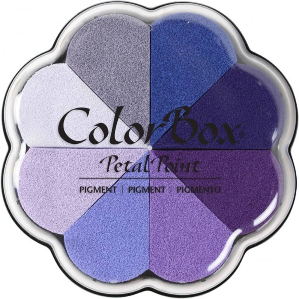 ColorBox Pigment Petal Point Ink Pad 8 Colors Bluebells