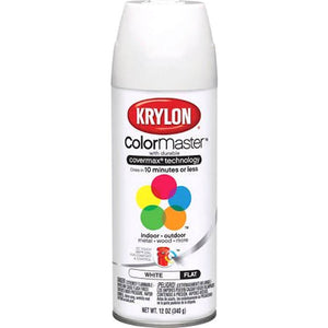 Krylon Colormaster Indoor/Outdoor Aerosol Paint 12oz Flat
