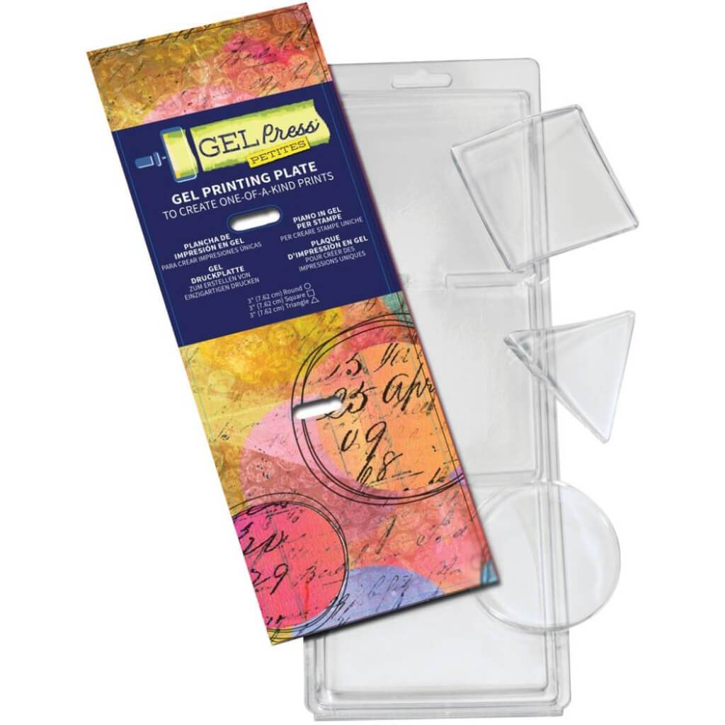 Gel Press Gel Petites 3/Pkg Square, Triangle, Circle