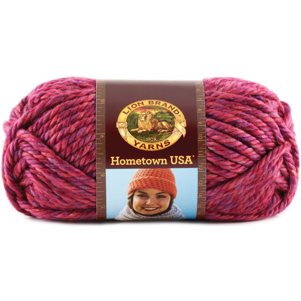 Lion Brand Hometown Yarn Phoenix Azalea