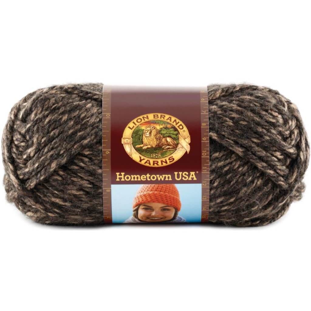 Lion Brand Hometown Yarn Little Rock Granite