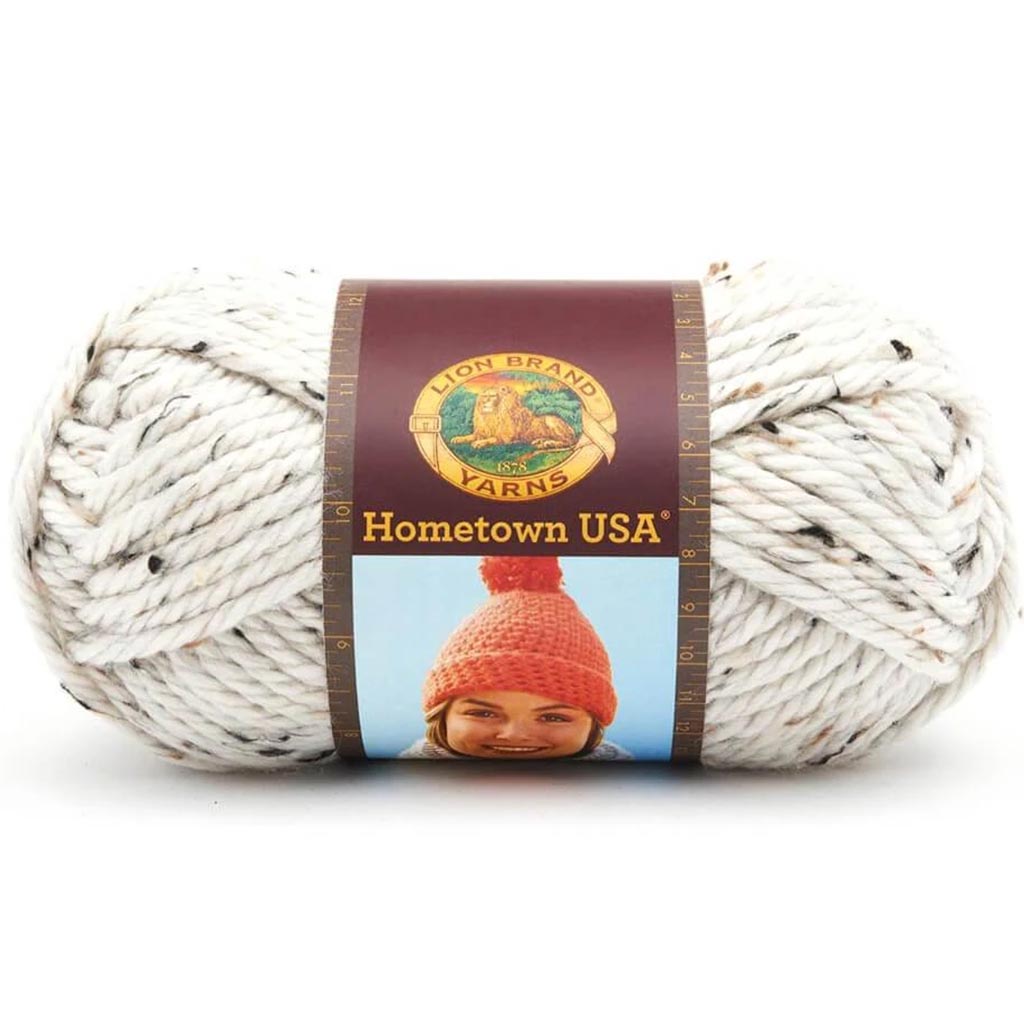 Lion Brand Hometown Super Bulky Yarn: Aspen Tweed, 5 Ounces