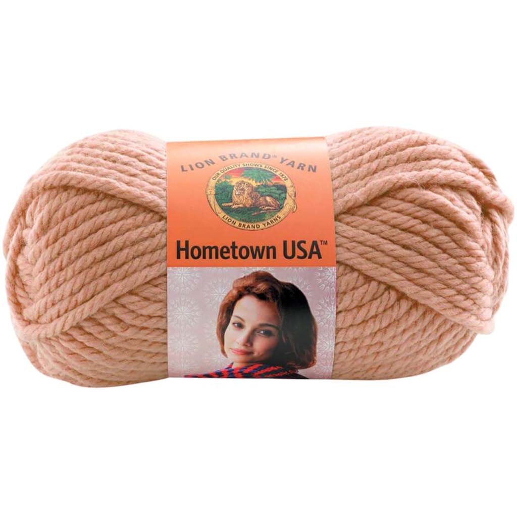 Lion Brand Hometown Yarn Los Angeles Tan