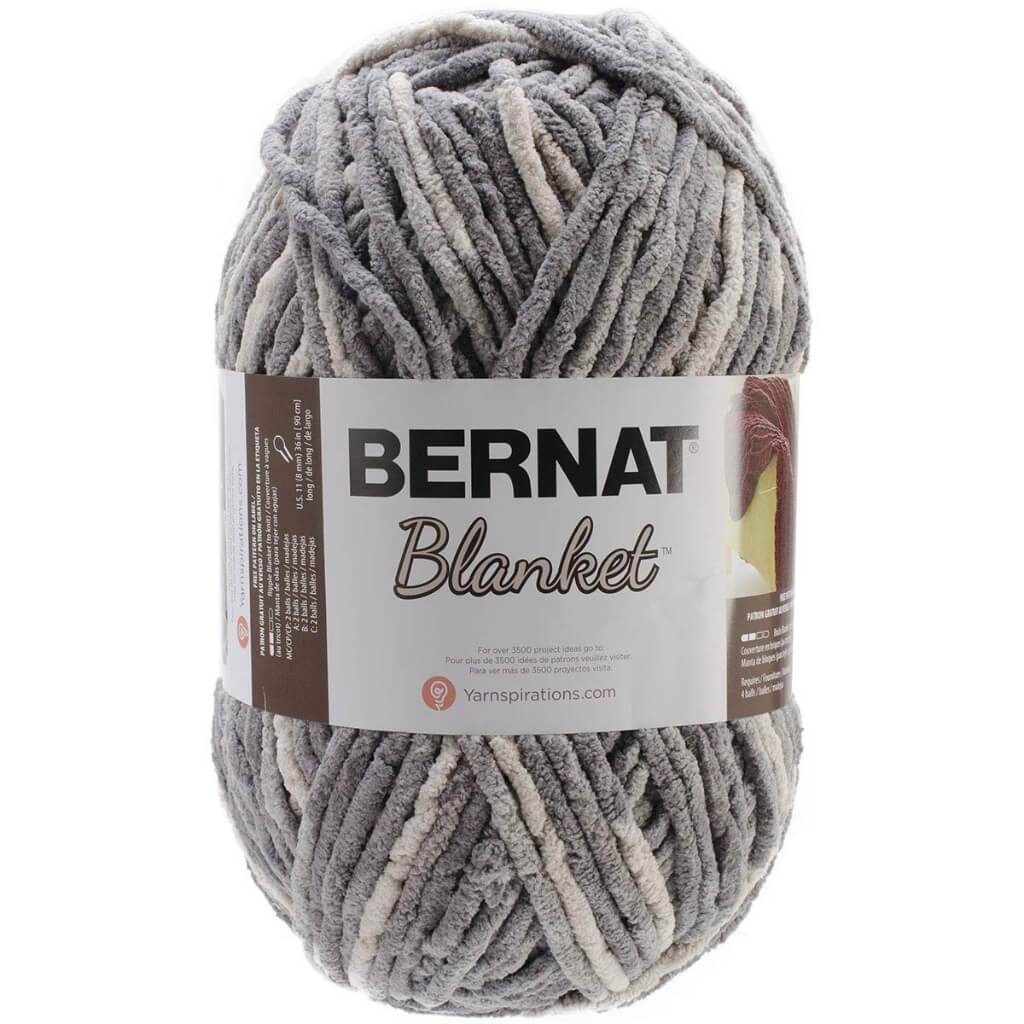 Bernat Blanket Big Ball Yarn Silver Steel