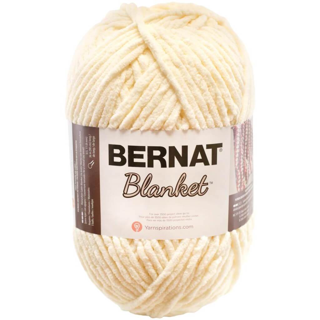 Bernat Blanket Big Ball Yarn Vintage White