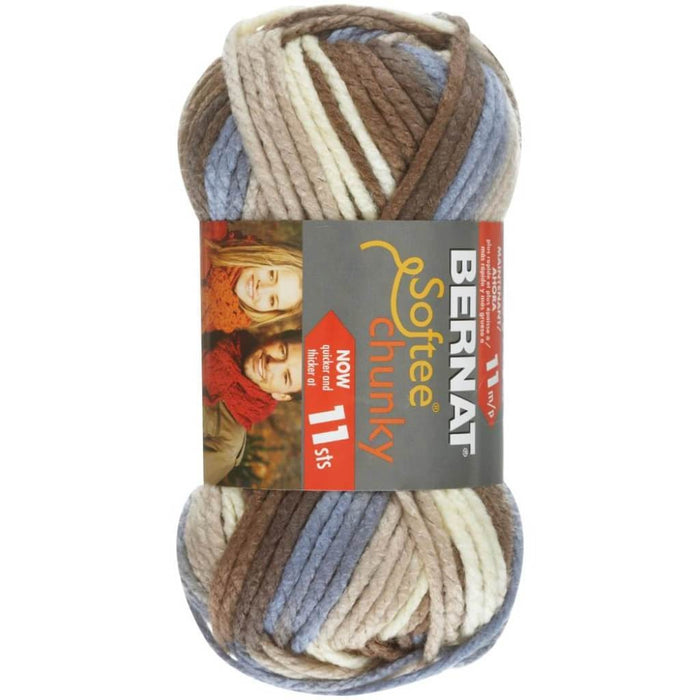 Bernat Softee Chunky Yarn Ombre Natures Way 80g