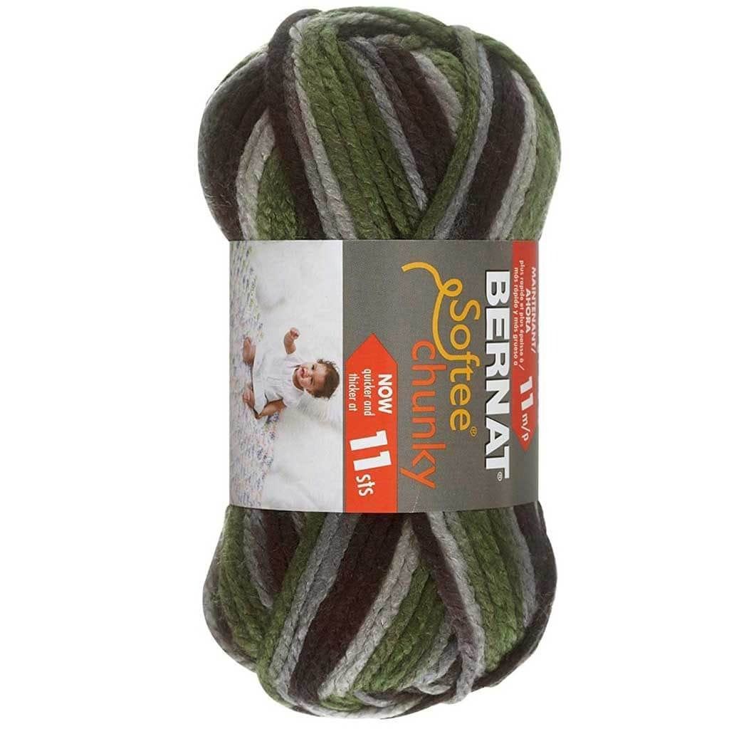 Bernat Softee Chunky Yarn Dad&#39;s Scarf