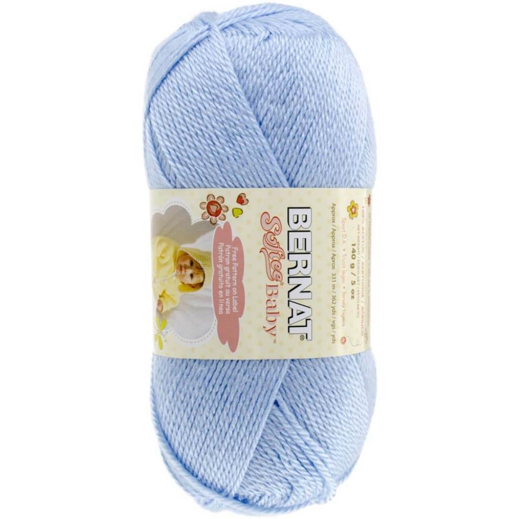 Bernat Softee Baby Yarn Solids Pale Blue