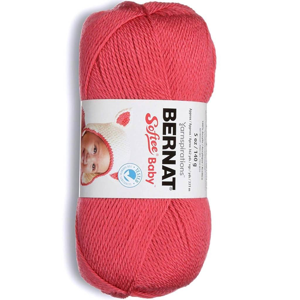 Bernat Softee Baby Yarn Solids Soft Red