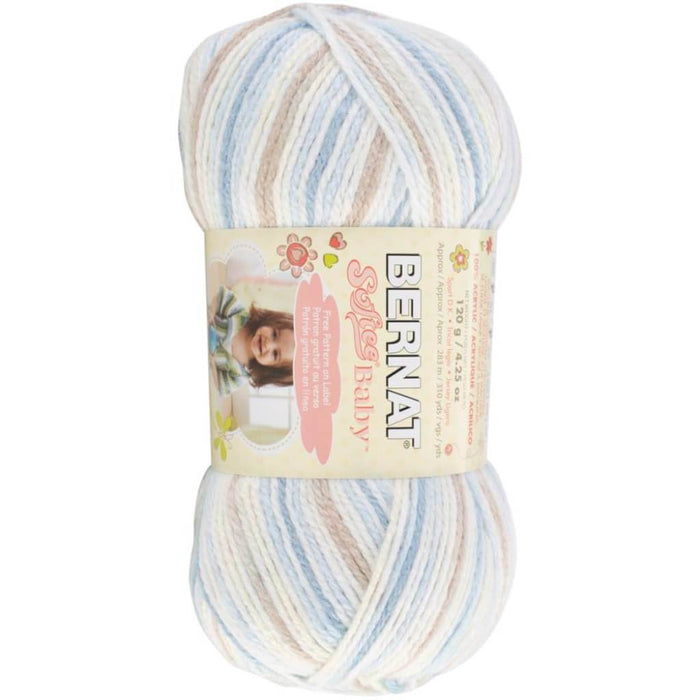 Bernat Softee Baby Ombre Yarn Little Boy Blue 120g