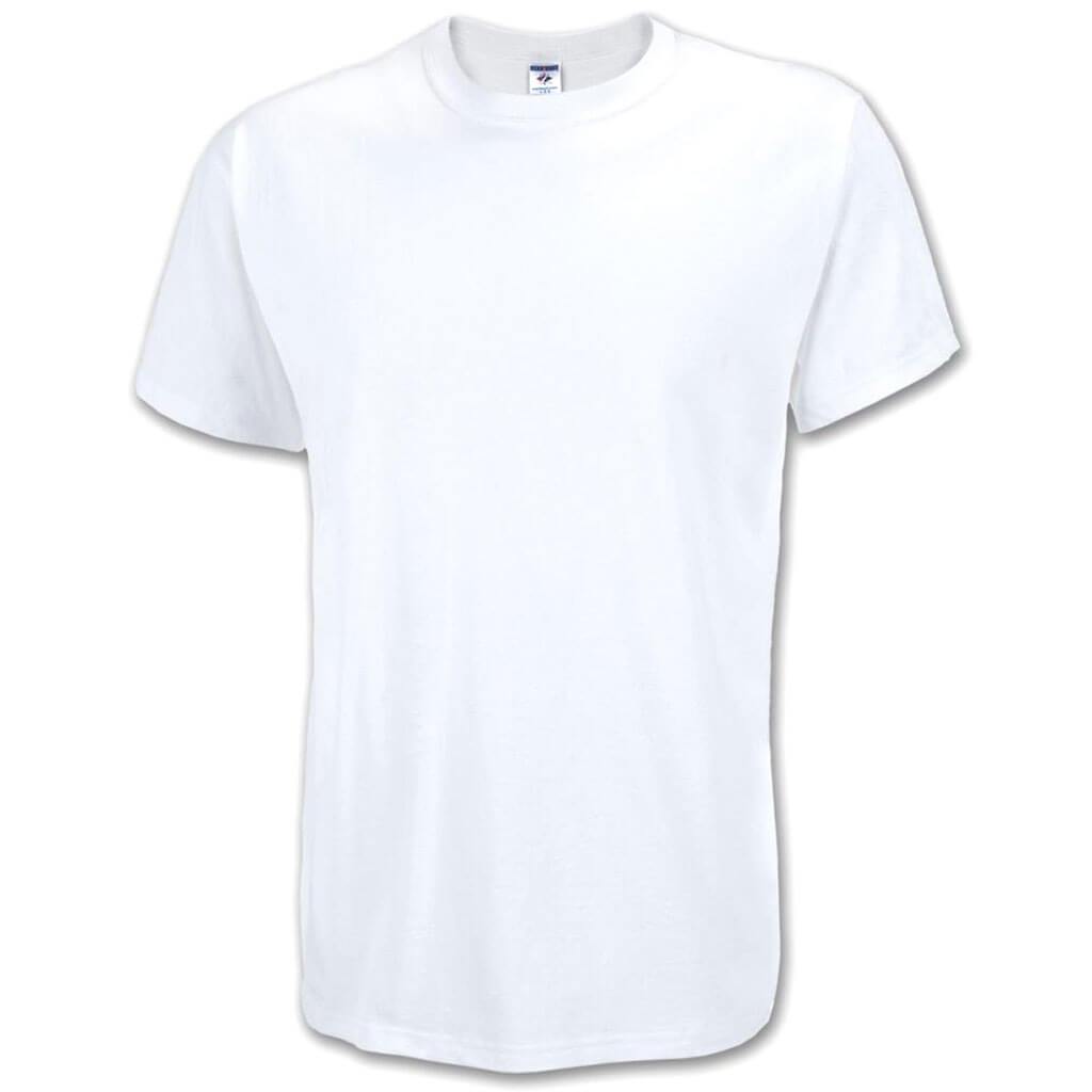 Jerzees T Shirt Adult X-Large White