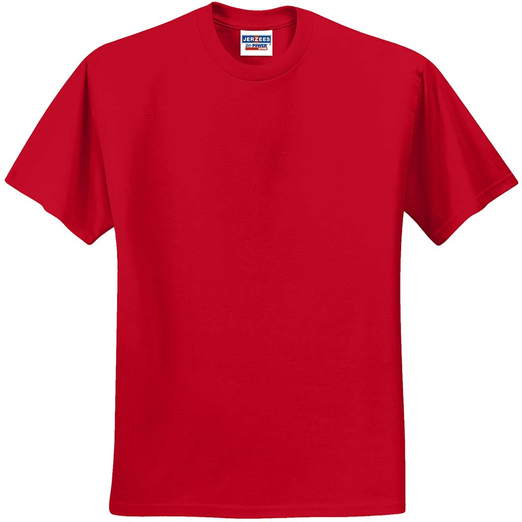 Adult True Red Tee Large 