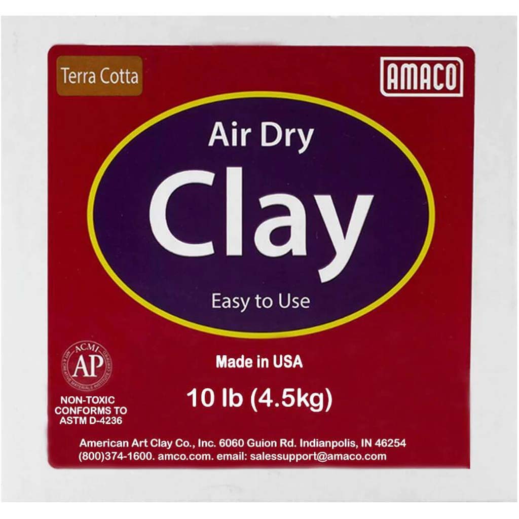 Air-Dry Modeling Clay 10lb Terra Cotta 