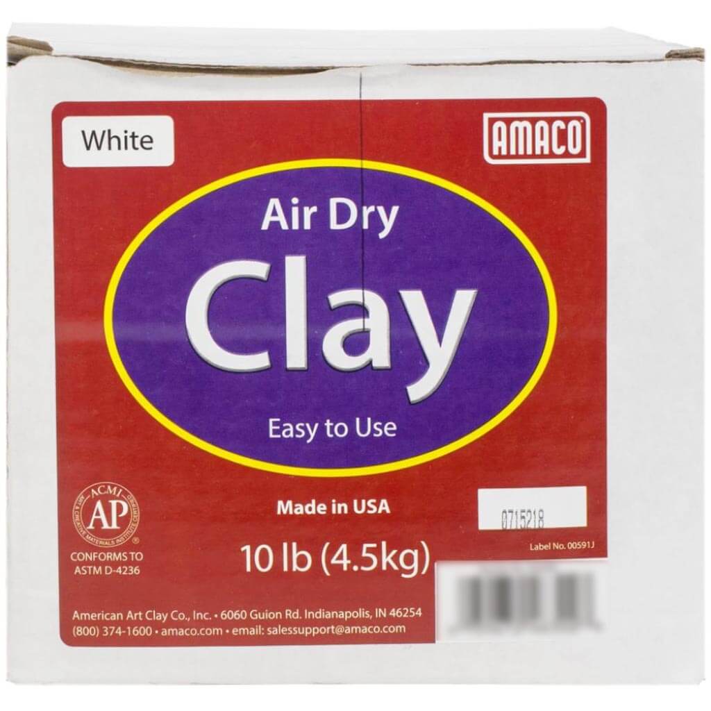 Air-Dry Modeling Clay 10lb White