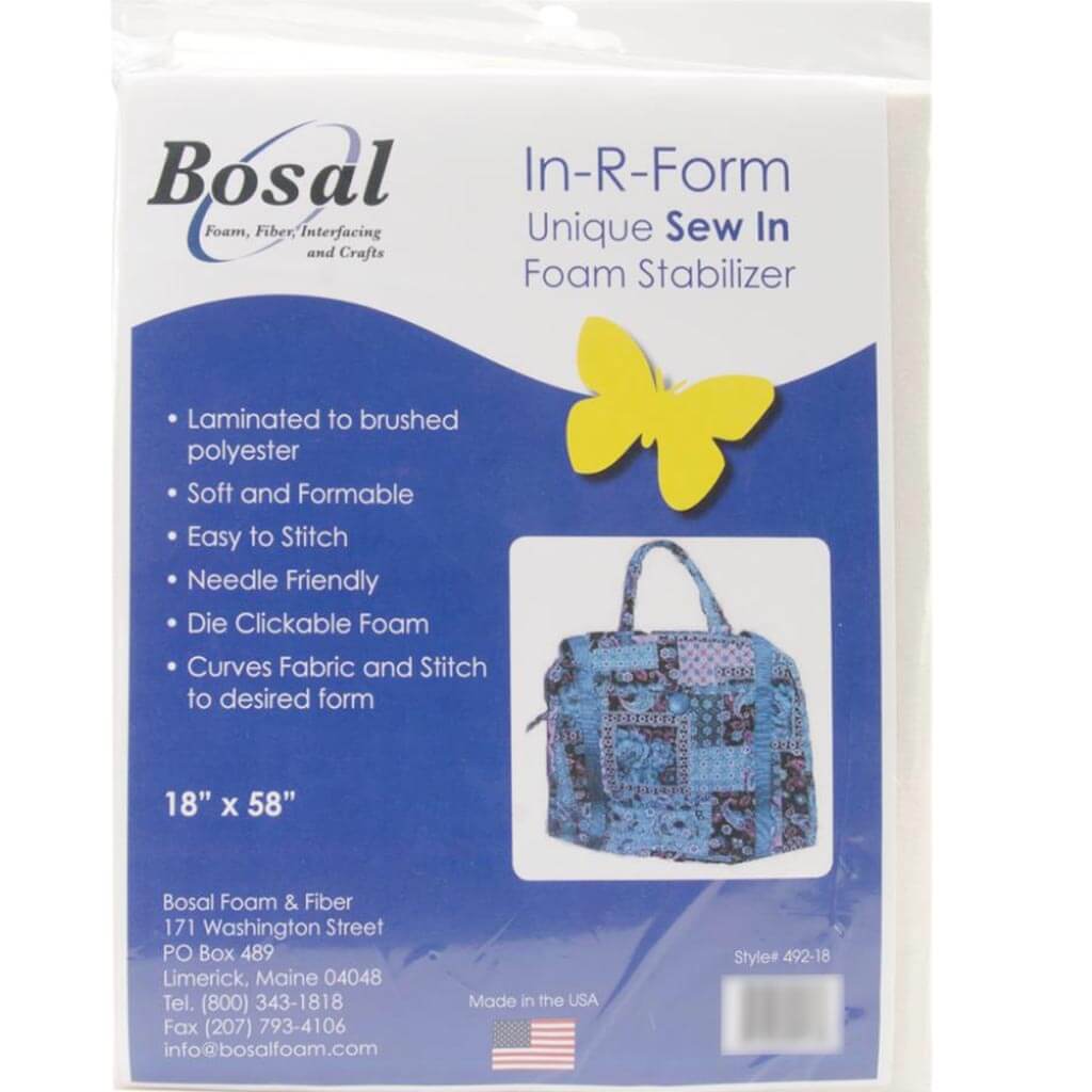 Bosal In-R-Form Unique Sew-In Foam Stabilizer 18in x 58in