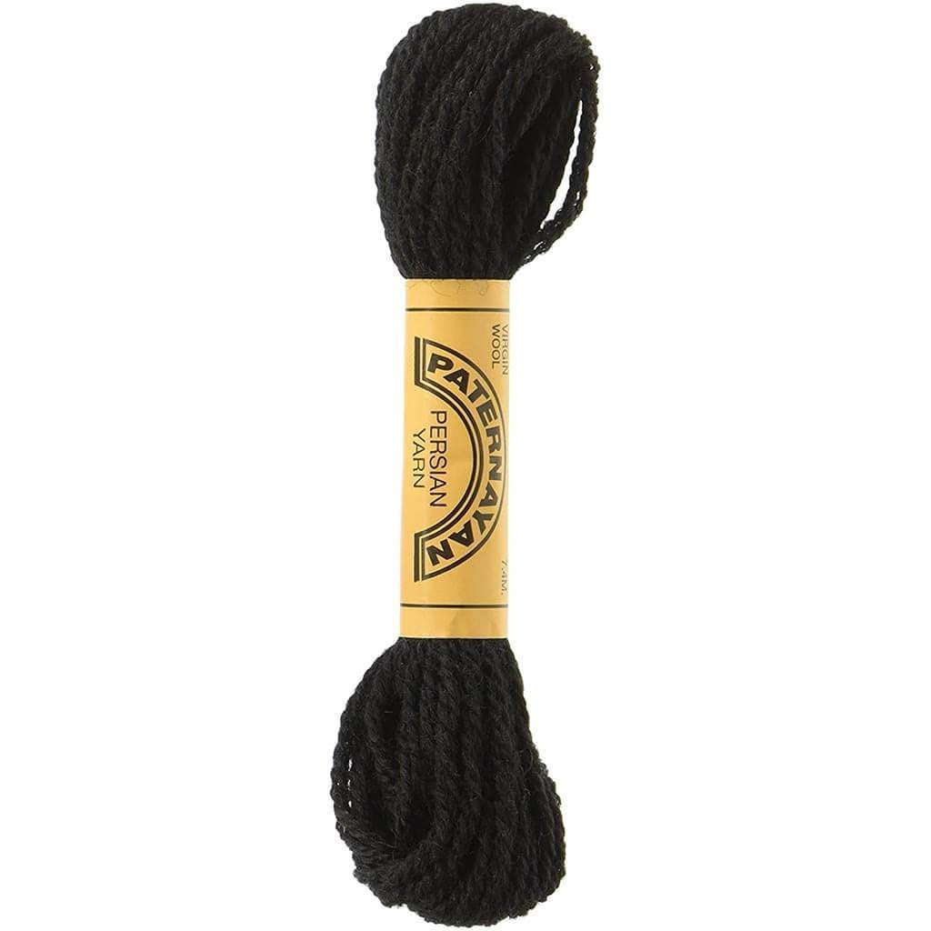 Paternayan Persian Yarn 8yd Black/Charcoal No.221