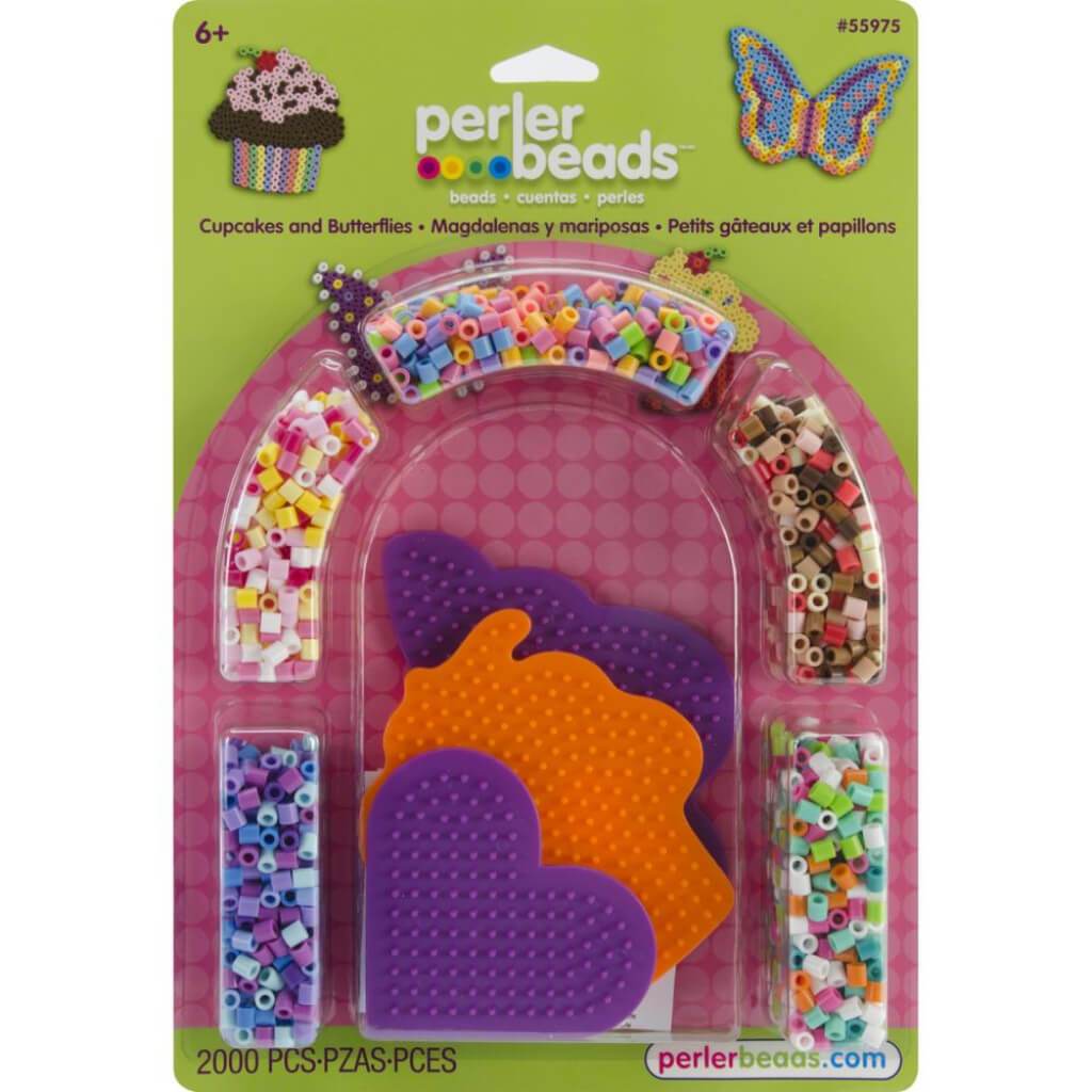 Perler Fused Bead Kit Cupcakes &amp; Butterflies