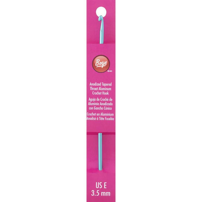 Aluminum Crochet Hook 6in Size E4/3.5mm