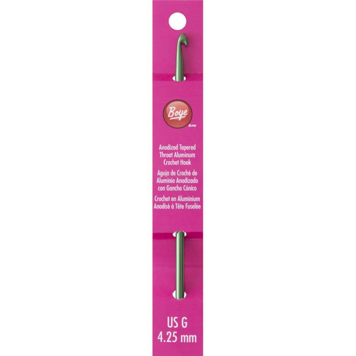 Aluminum Crochet Hook 6in Size G6/4.25mm