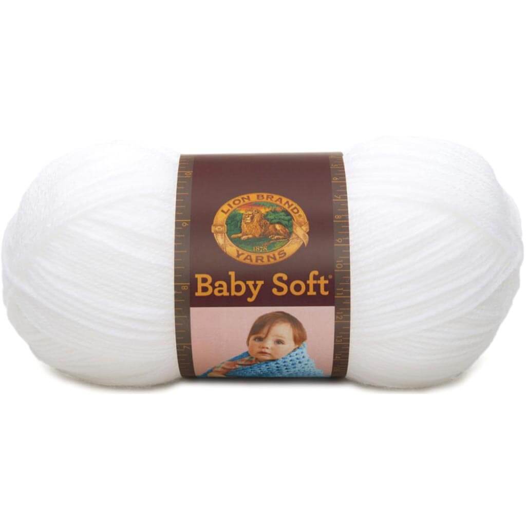 Baby Soft Yarn White