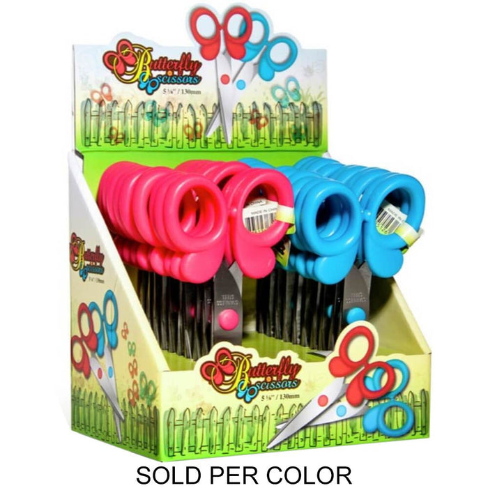 Butterfly Scissors Pink & Blue