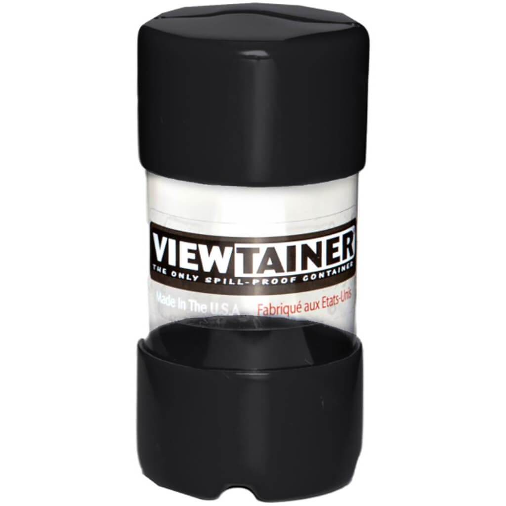 Viewtainer Slit Top Storage Container 2in x 4in Black